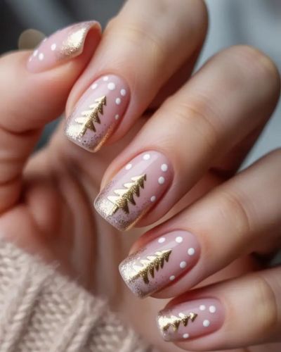 Diseños navideños con polka dots