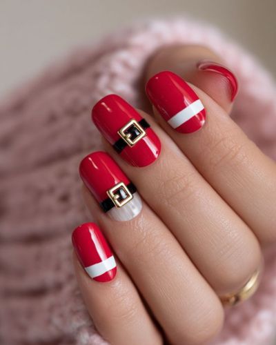 Diseño con traje de Papá Noel