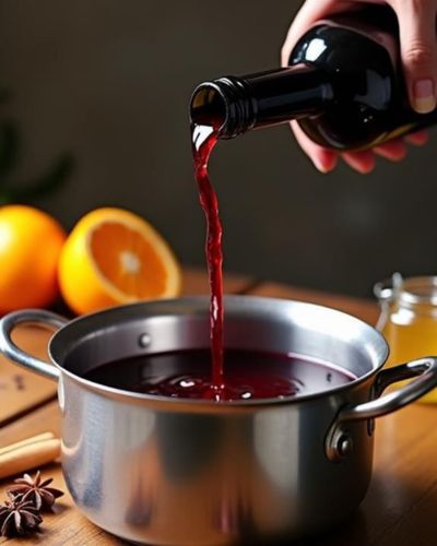 Vino tinto especiado