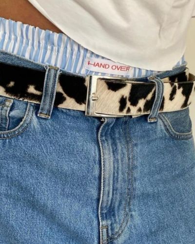 Cinturón animal print