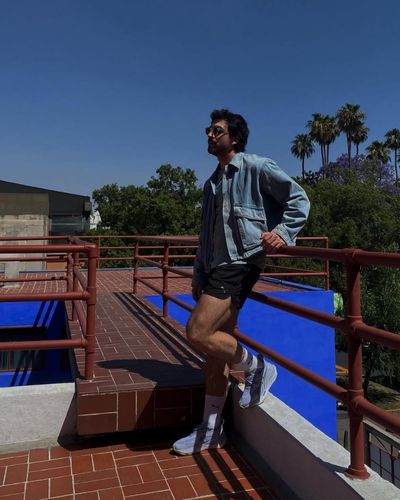 Foto de Instagram del sobrino de "Pepillo" Origel prácticando ejercicio 