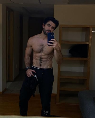 Foto en el espejo de Carlos Origel