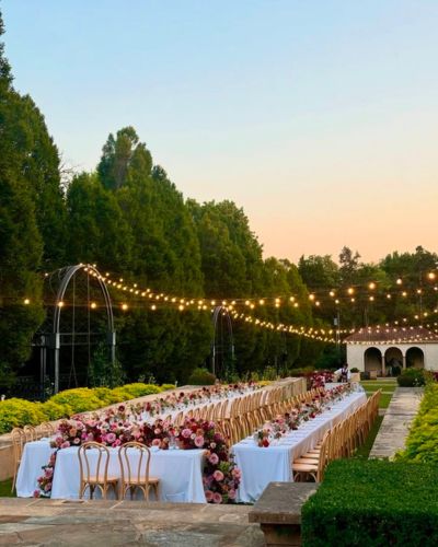 Mesas para boda 2026, tendencias en montaje: U shape