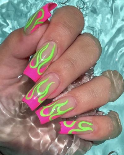 Uñas neón