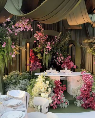 Paleta de color para boda: Matcha + strawberry 