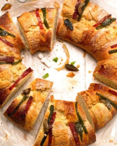 Muñeco en la Rosca de Reyes