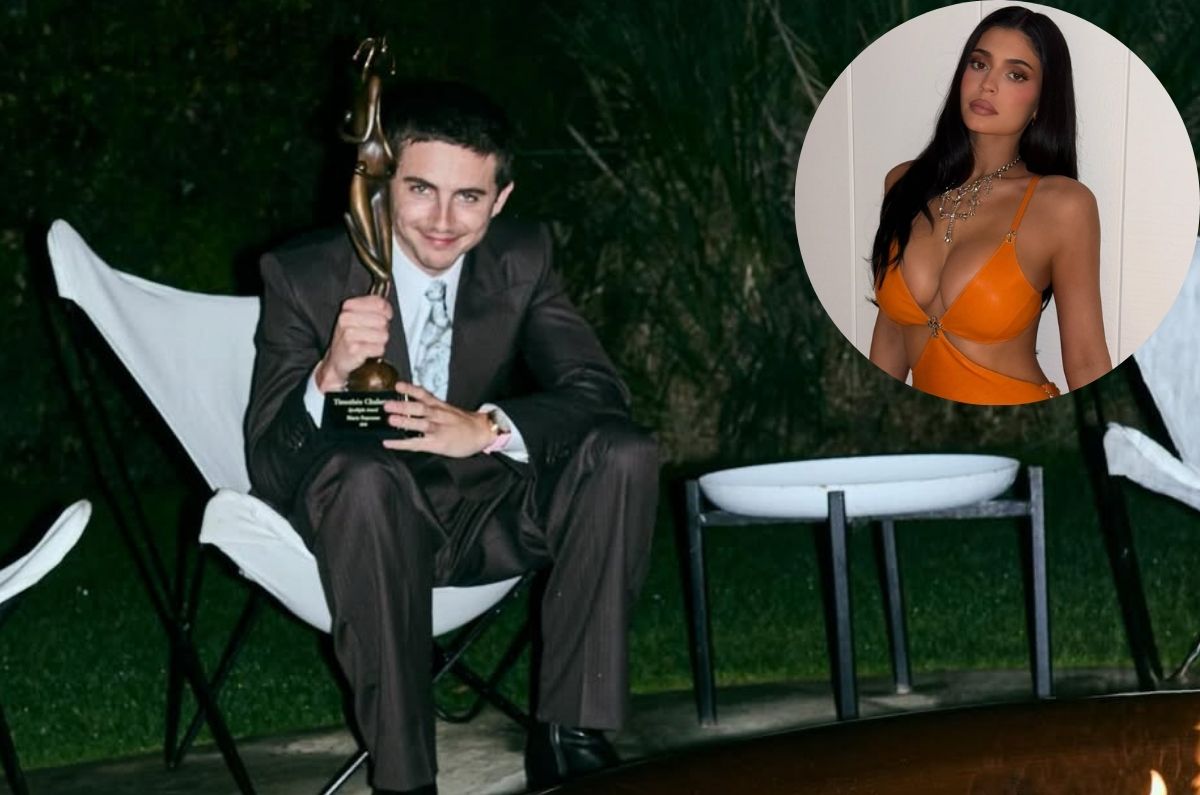 Así fue el emotivo discurso de Timothée Chalamet dedicado a Kylie Jenner (VIDEO)