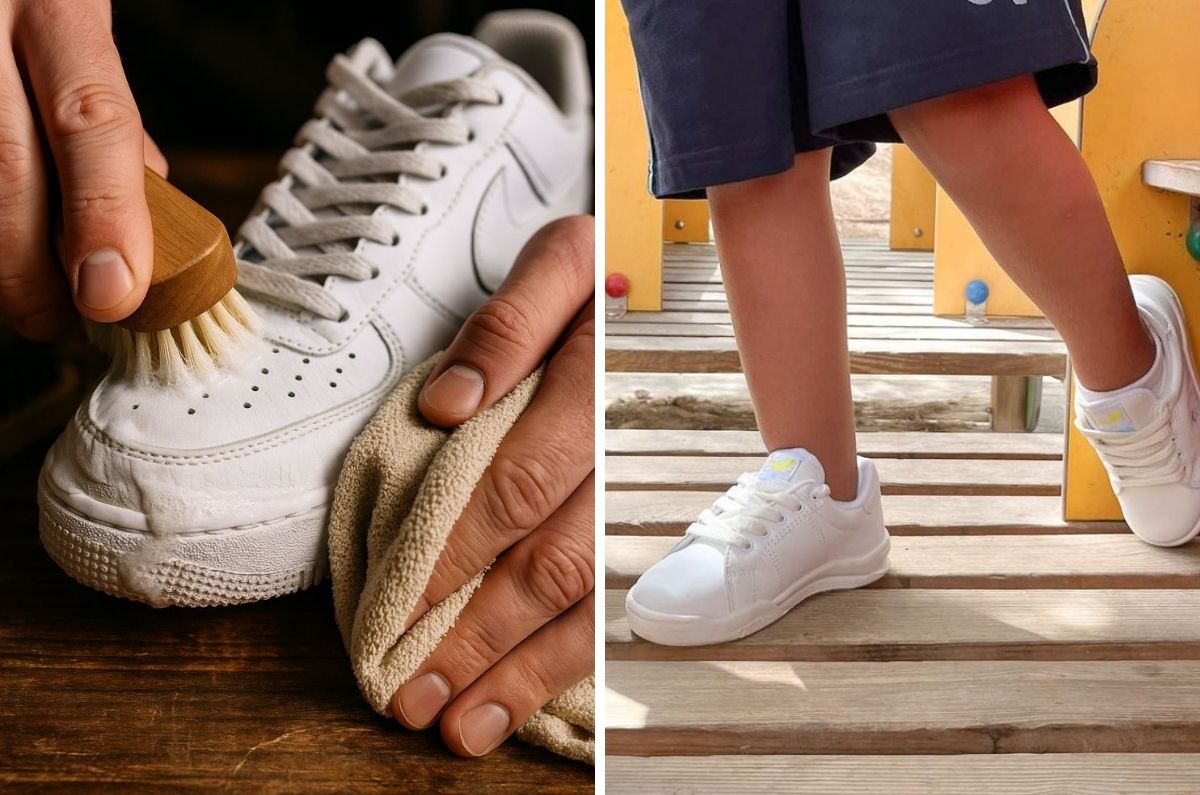 Tips para mantener los tenis blancos de tus hijos como nuevos en el regreso a clases