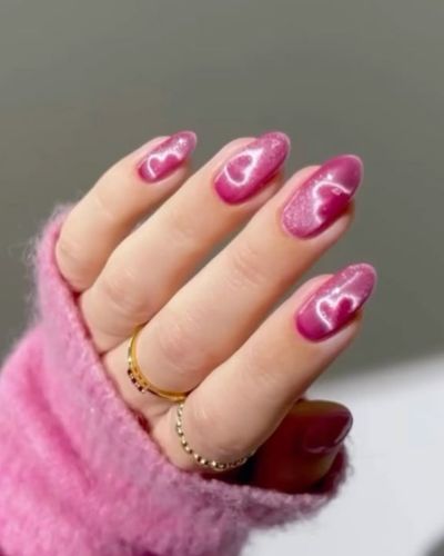 Cat eye en color rosa