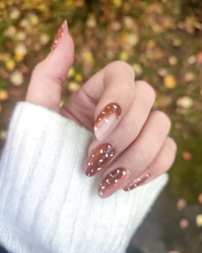 Bambi nails con efecto difuminado