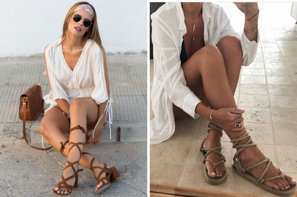 ¿Cómo usar sandalias espartanas según las tendencias 2026?