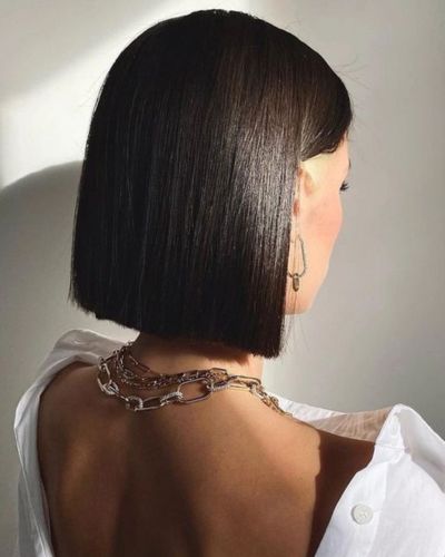 El short bob es perfecto si lo llevas debajo de la mandíbula