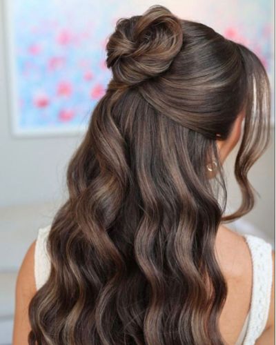 Media cola con chongo