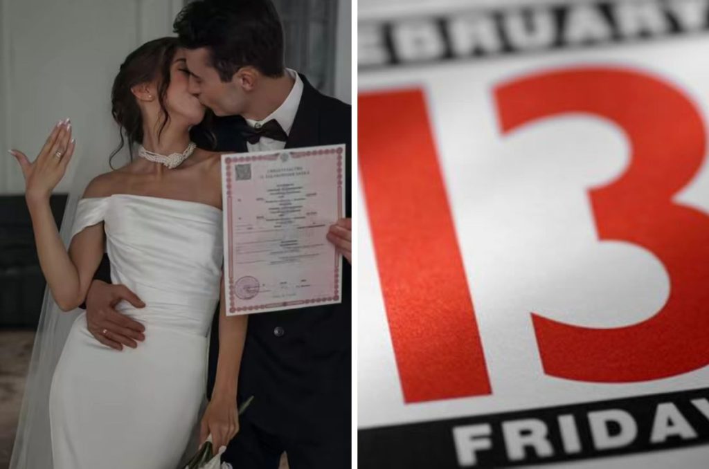 Una de las cosas que no debes hacer en viernes 13 es casarte, ya que podría indicar el inicio de un mal matrimonio