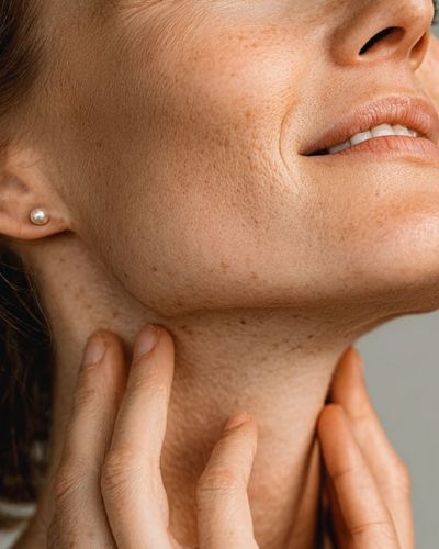 Reducir la flacidez del cuello con cuidados diarios y movimientos suaves