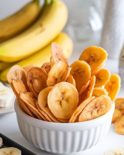 Freir fruta o verdura es una forma de seguir comiendo papitas de forma saludable 