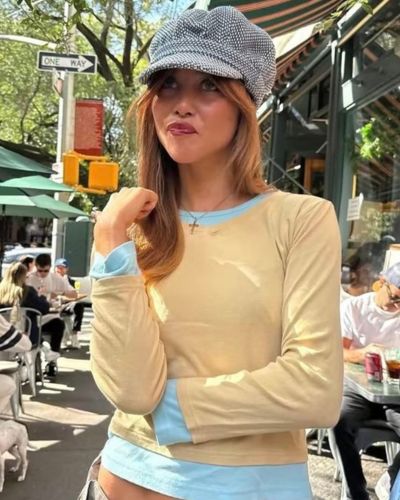 Los colores pastel aportan un toque femenino a cualquier look.