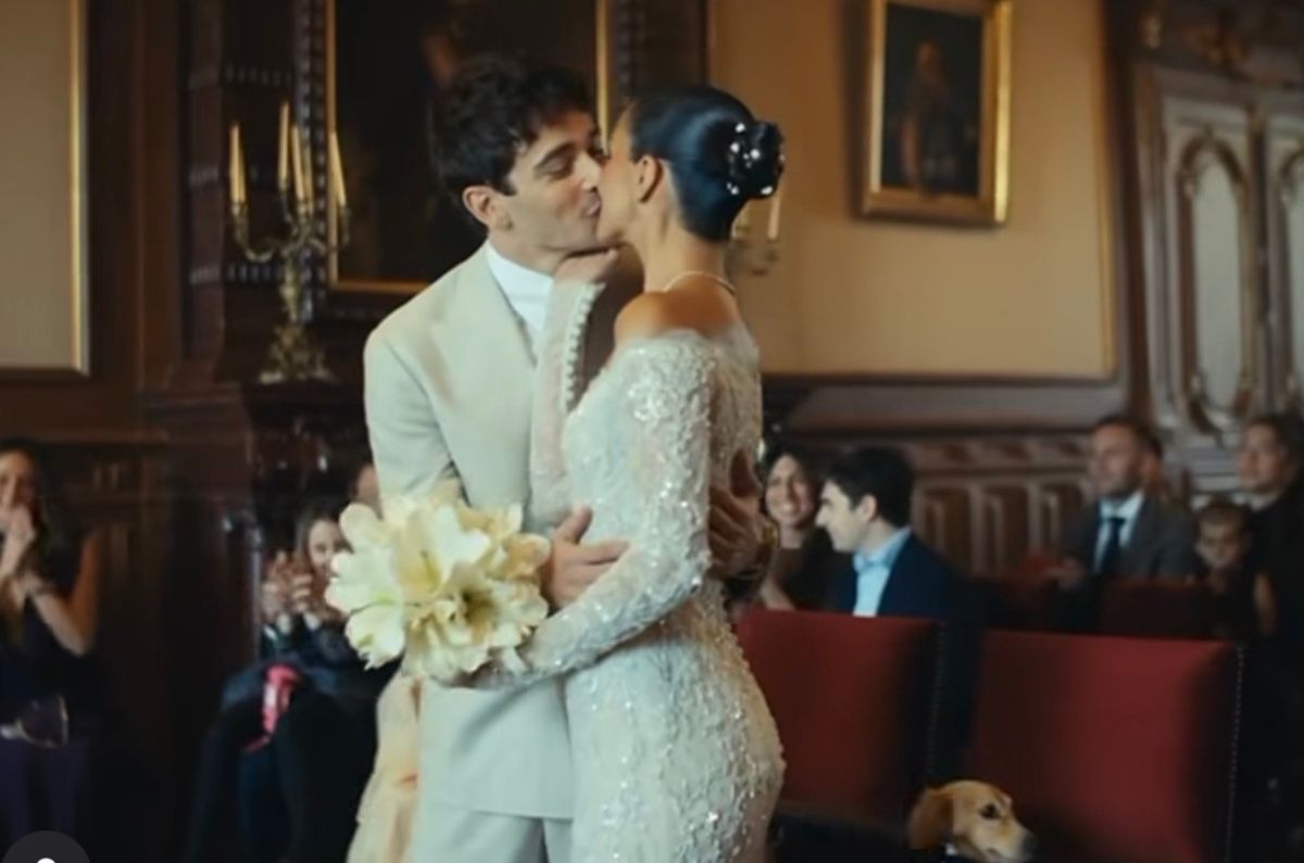 boda Charles Leclerc y Alexandra Saint Mleux