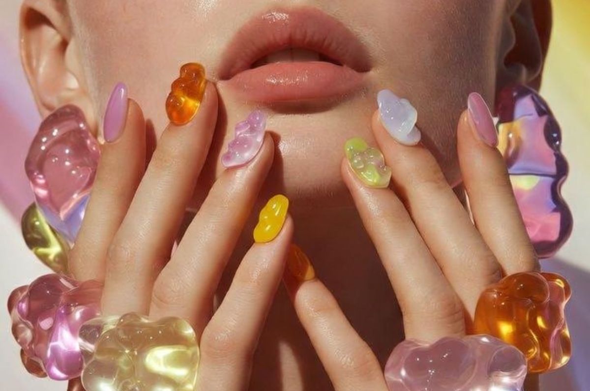 Gummy Nails: la manicura tierna e irresistible de la primavera (que parece un dulce)
