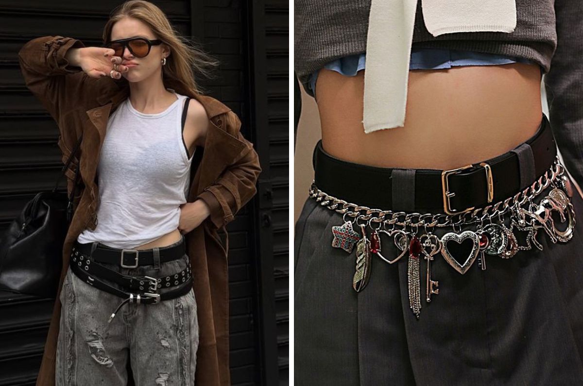 ¿Cómo hacer layering de cinturones para un look chic sin recargarlo?