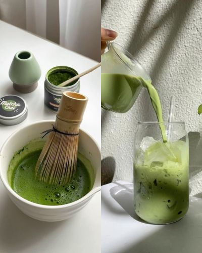 Si buscas una manicura que se sienta fresca, natural y diferente, las matcha nails son para ti.