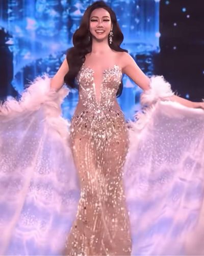 Kamolwan Chanago, representante de Pathum Thani, en Miss Grand Tailandia