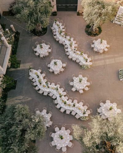 Combina tamaños y formas para personalizar tu recepción
