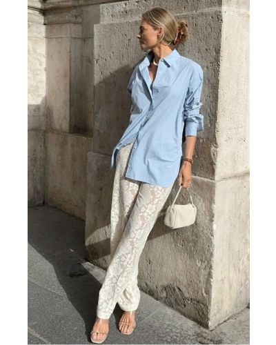 Los pantalones de encaje demuestran que es posible encontrar el equilibrio entre lo sexy y lo elegante