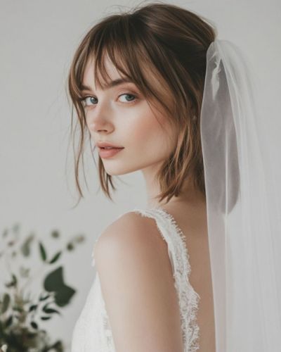 Reinventa el corte pixie el día de tu boda