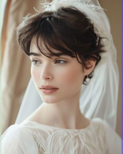 Reinventa el corte pixie el día de tu boda 