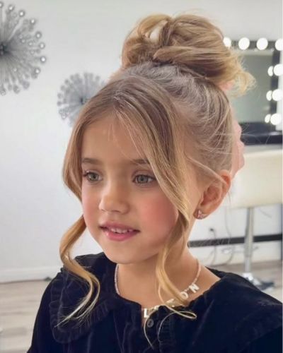Peinados recogidos para niñas