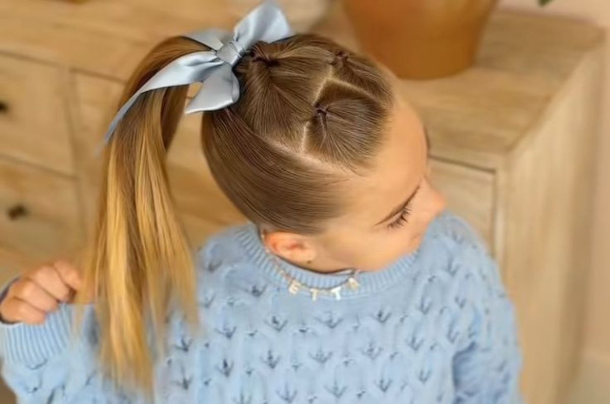 Peinados recogidos para niñas ideales para el calor de primavera