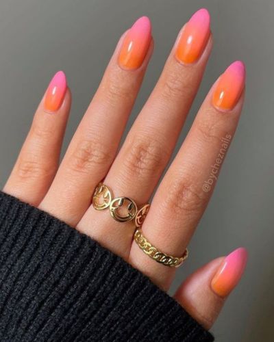 Atardecer en tonos naranjas 