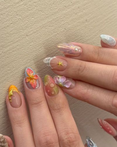 Flores 3D + mixed prints