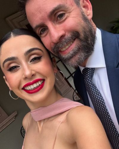 Lupita Villalobos y su esposo