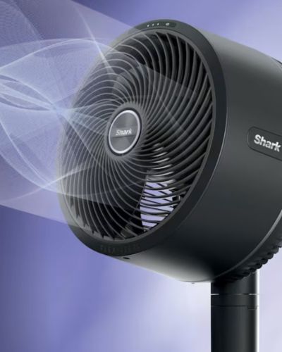 Primer plano del Shark FlexBreeze con flujo de aire potente tipo modo BreezeBoost.