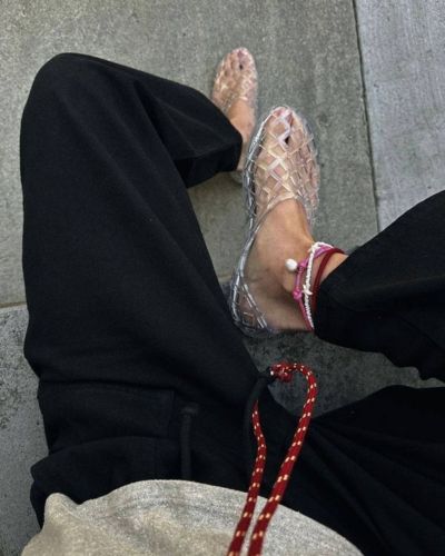 Zapatos jelly transparentes