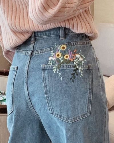 Jeans bordados