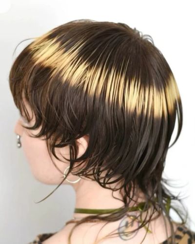 Efecto de cabello halo decolorado