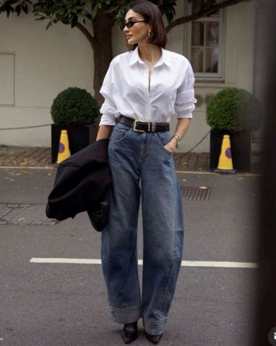 Pantalones de mezclilla para el trabajo: barrel 