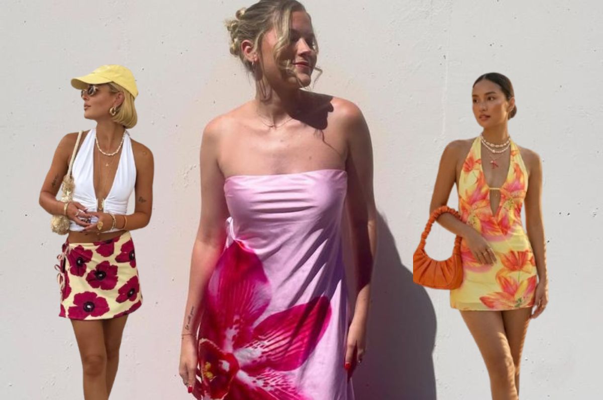 Así se llevan las maxi flores, el print más bonito y elegante del verano 2026