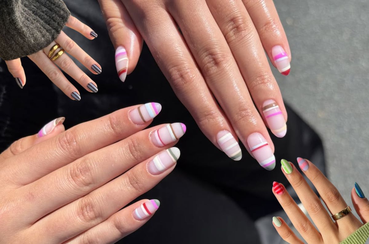 Stripe nails: el diseño de uñas más divertido del verano 2026