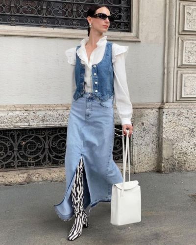 Chaleco denim 