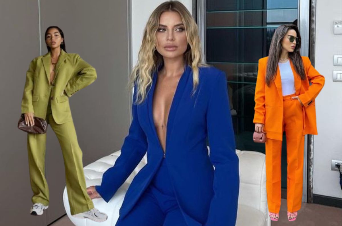 Los trajes sastre de colores serán el toque sofisticado para mujeres 50+