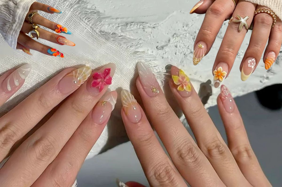 Uñas hawaianas: la tendencia tropical y coqueta del verano 2026