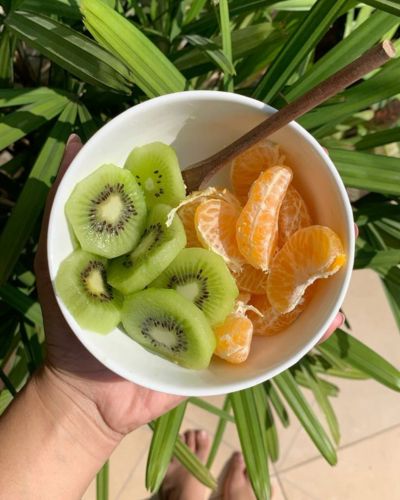 Plato de cítricos