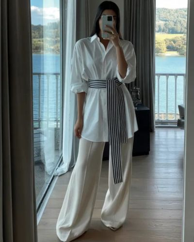 Cuándo usar cínturón con outfits oversized