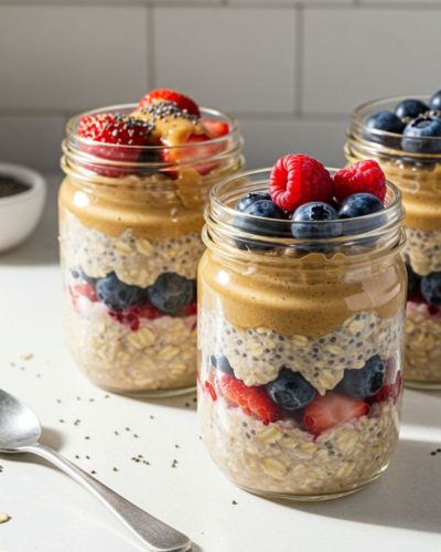 Los desayunos sin huevo también pueden ser nutritivos, deliciosos y muy completos: Avena trasnochada
