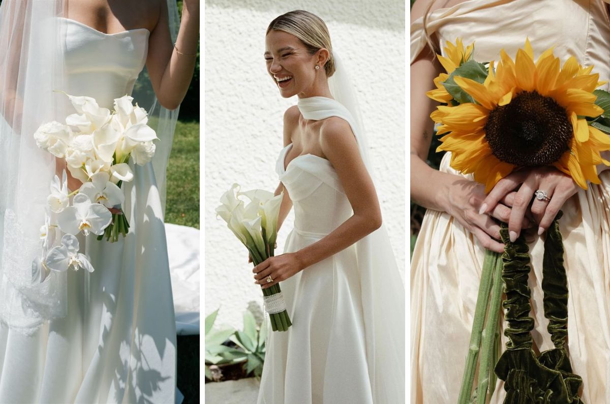 Lo que las flores de tu ramo de novia revelan sobre tu personalidad