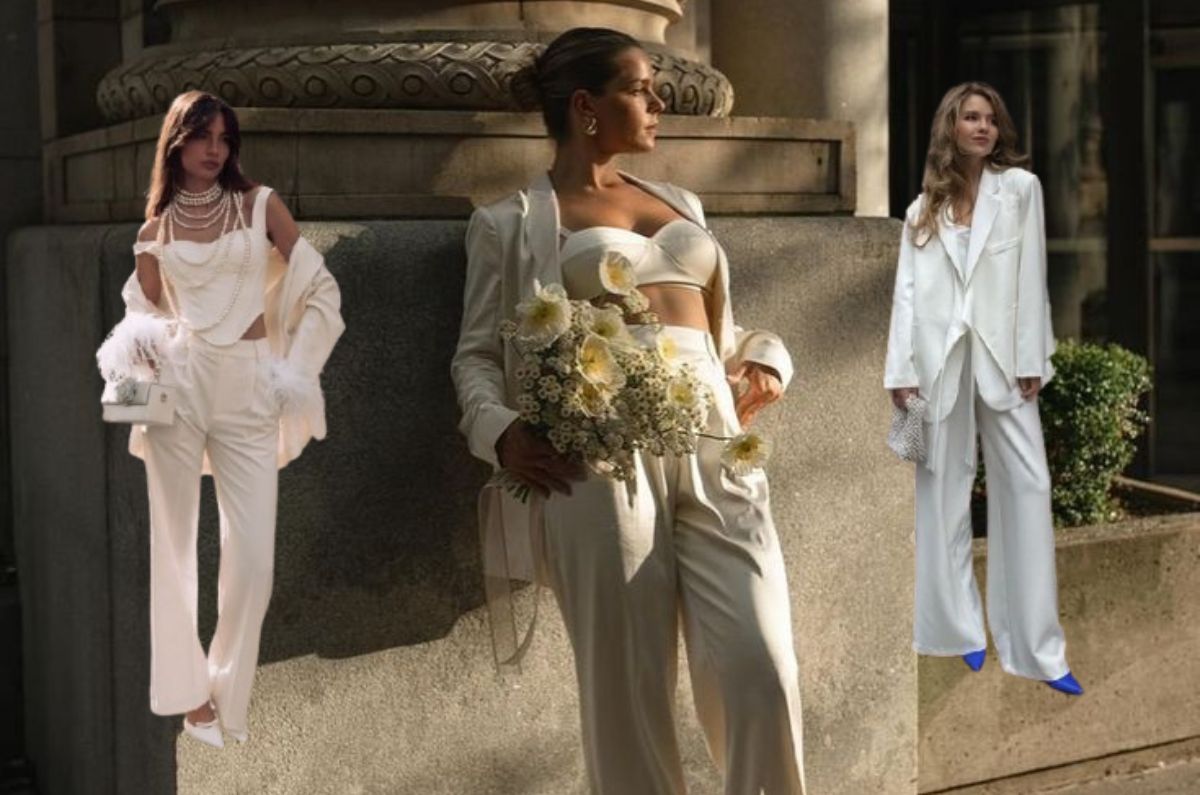 Ideas de looks sin vestido para lucir en tu boda civil